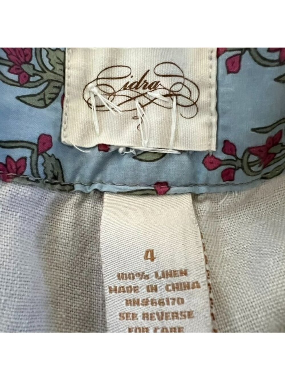 Anthropologie Womens 4 Linen Wide Leg Pants Coastal Euro Summer Beach Trousers - Picture 13 of 15